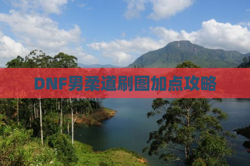 DNF男柔道刷图加点攻略